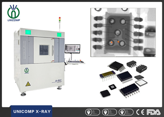 Bildauflösung ICs hohe Unicomp-Schweißung X Ray Inspection Machine Microfocus