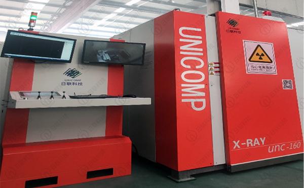 neueste Unternehmensnachrichten über UNC160 Dr Röntgenstrahl zerstörungsfreier Prüfung installiert in eine Changzhou-Gießerei für ihre Automobildruckguss-Teil-Qualitätskontrolle  1