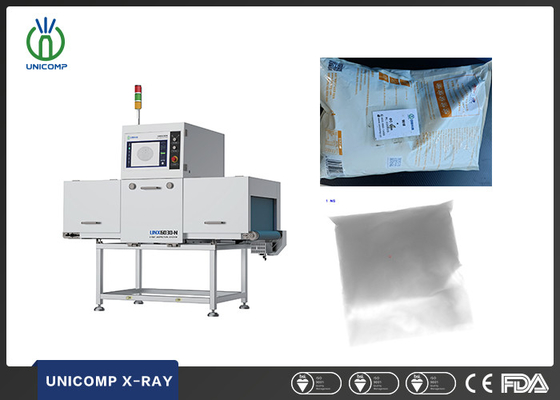 Unicomp UNX6030N Schwerlast-Röntgenstrahl-Lebensmittelinspektionsmaschine für Sojamilchpulver in IP66-Wasserdichtheit