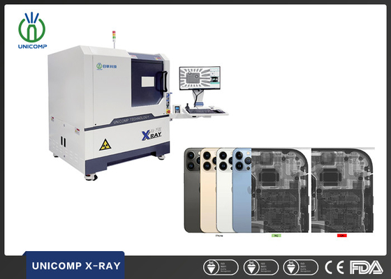 CNC-Programmierbare automatische Inspektion Elektronik-Röntgengerät Unicomp AX7900 mit Neigungswinkel 60° für die Telefoninspektion