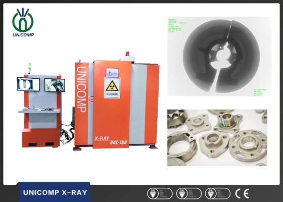 Multi Achse Unicomp zerstörungsfreie Prüfung X Ray Machine 160KV für werfende Automobilteile