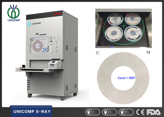 Tunnel SMTs PCBA Elektronik-X Ray Chip Counter Unicomp CX7000L 440mm