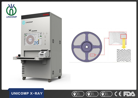 Vollautomatisches SMD X Ray Chip Counter für alle Strecke der Spule, JEDEC-Behälters und der Rohrteile mit Verbindung ERP MES