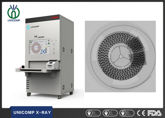 Viererkabelspule Unicomp SMD Chip Counter X Ray und JEDEC-Behälter mit dynamischem AI-Algorithmus und Wolkenunterstützung