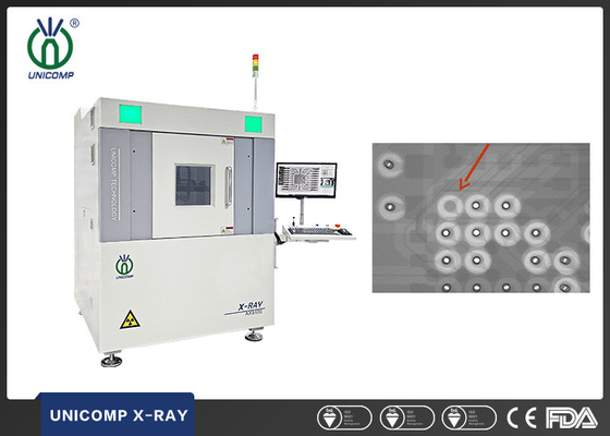 China-Röntgenmaschinen manfuacturer Unicomp-microfocus 130kV Röntgenstrahl AX9100 mit schiefer Ansicht 2.5D FPD für PCBA IC BGA PTH