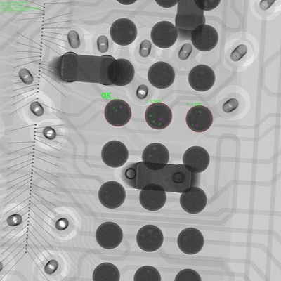 SMT-PCB-Röntgenmaschine Mikronfokus-Punktgröße für BGA-Hohlräume Messung und Lötvorgang Kletterhöhe Inspektion