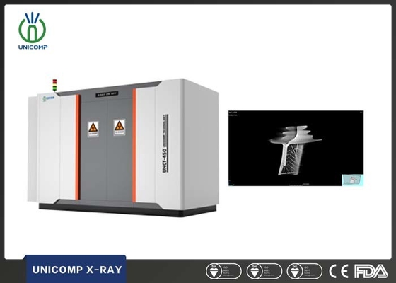 High-Resolution-Röntgen-Tomographie-Maschine Unicomp UNCT3200 für die zerstörungsfreie Prüfung von Motorenblättern