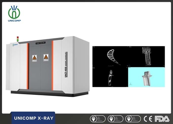 Hochgenaue Porosität-Röntgen-Computertomographie-Maschine Unicomp UNCT3200 für die 3D-CT-Inspektion von Motorenblättern