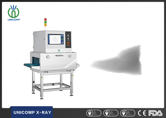 Ultraleistungsfähiges Röntgenprüfsystem Unicomp UNX4015N für Knochen in Lachs und Fisch