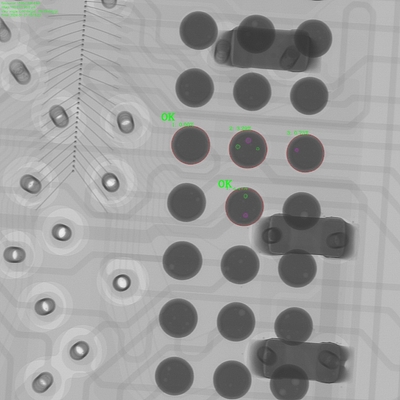 Hochspezifische elektronische Platten 2D &amp; 2.5D Röntgenmaschine Unicomp AX9100MAX mit 360-Grad-Rotationstisch für BGA und PCB-Inspektion