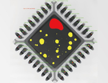 Unicomp Röntgen AX9100vs Multimode 3D Mikrofokus Röntgenanalyse Inspektionssystem