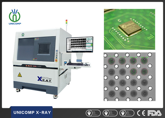 Real Time Unicomp X Ray Machine AX8200MAX 5 Micron Closed Tube für SMT EMS BGA Void Check