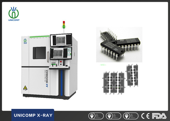 PCB-Röntgenmaschine mit hoher Vergrößerung Unicomp AX9100MAX für Elektronik-IC-Komponenten