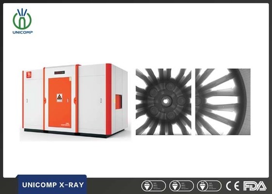 Separate Röntgenröhre Typ 6000KG UNL-Serie NDT Röntgenmaschine für die Kontrolle der Radnabe DR