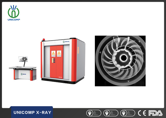 Unicomp UNC320-Röntgenaufnahme identifiziert Mängel in Luft- und Raumfahrt-Gießkomponenten