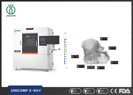Ermittlung interner Defekte in Fahrzeugmotorteilen mit UNCT3100