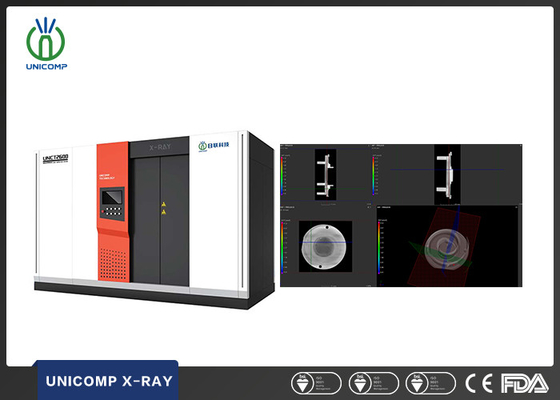 Unicomp UNCT2600 hochauflösendes 225KV 3D-CT-System für NDT-Präzisions-Computertomographie für die Porositätskontrollen von Gießen