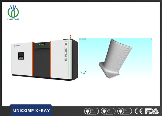Unicomp UNCT3200 Hochauflösendes 450KV 3D-CT/Computer-Tomographie-System für die Porositätsanalyse von Motorenblättern