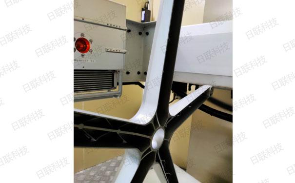 neueste Unternehmensnachrichten über Röntgenstrahl zerstörungsfreier Prüfung Funktelegrafie-160kV installiert an einer Ningbo-Gießerei für Büro Stuhl-Stützfeld-Casting-Inspektion  2